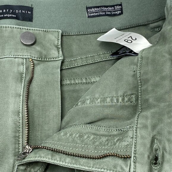 NEW SANCTUARY DENIM Women's Cargo Pants Green Size 29 Sculpted Hayden Slim Dark - Picture 9 of 12